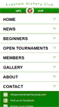 Mobile Screenshot of eveshamarcheryclub.com